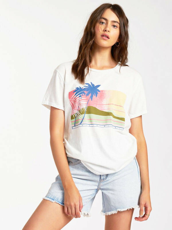 Billabong SUNNY DAYS SALT CRYSTAL t-shirt damski - S