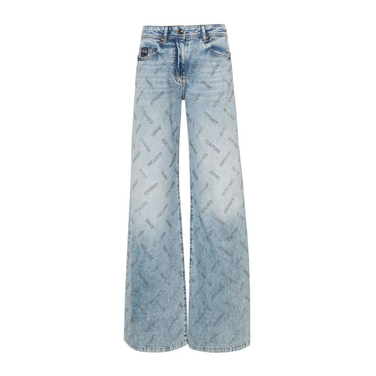 Niebieskie Jeansy dla Stylowego Wyglądu Versace Jeans Couture