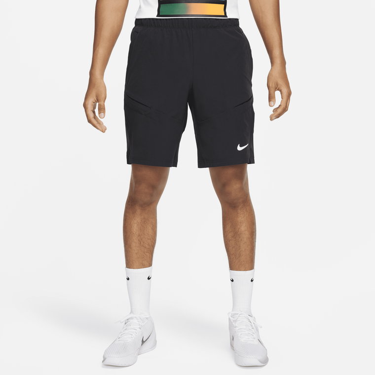 Męskie spodenki tenisowe 23 cm NikeCourt Advantage - Biel
