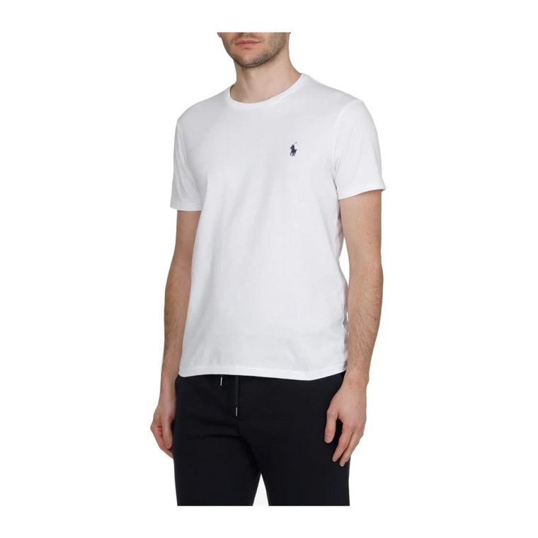 Klasyczna Biała Polo i T-Shirt w Komplecie Ralph Lauren