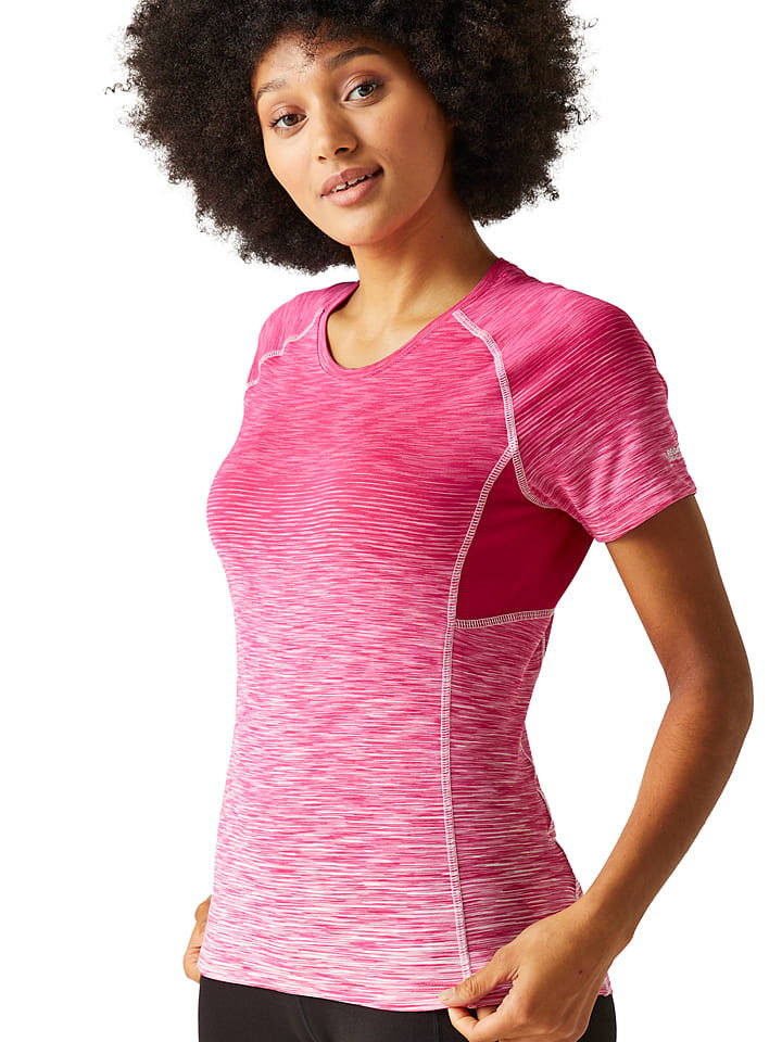 Regatta Koszulka sportowa "Laxley II" w kolorze różowym