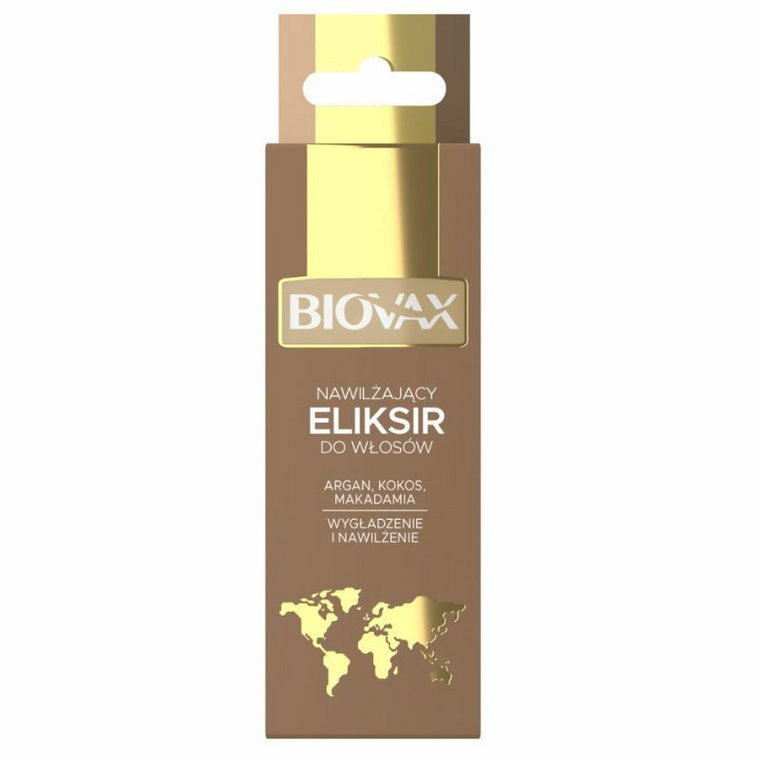 Biovax Naturalne Oleje - eliksir do włosów nawilżający 15ml