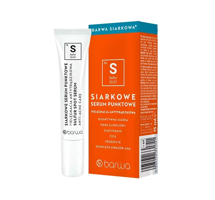 BARWA SIARKOWA ANTYTRĄDZIKOWE SERUM SIARKOWE 15ML