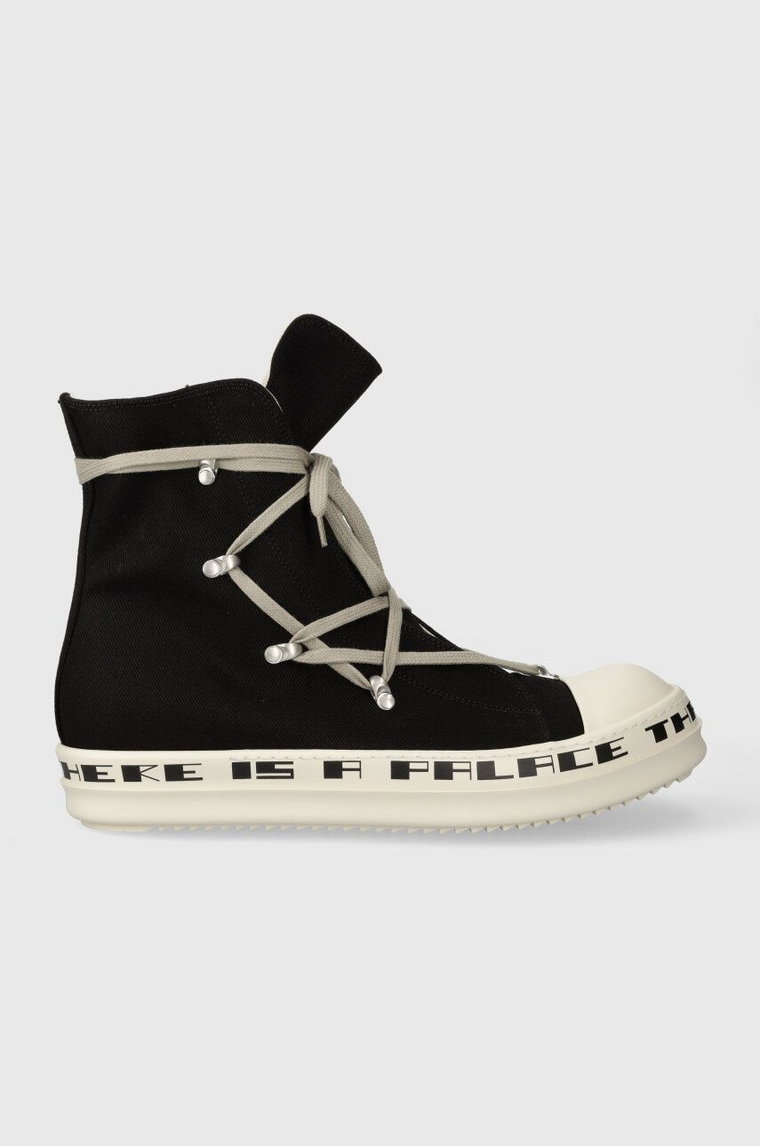 Rick Owens trampki męskie kolor czarny