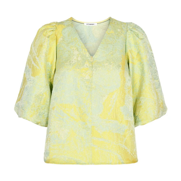 Bluzka Simone Jacquard Lemon Co'Couture