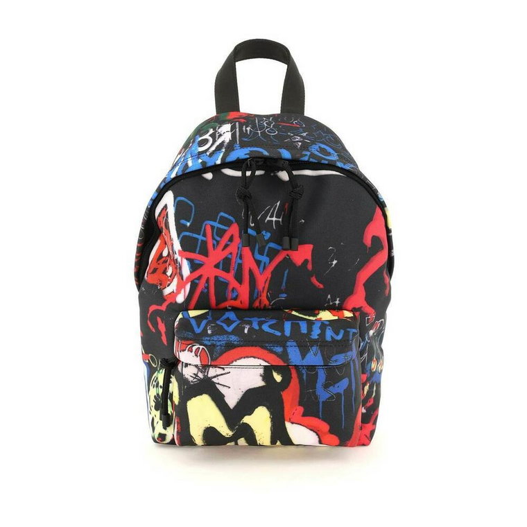 Drukowany Nylonowy Mini Plecak Graffiti Vetements