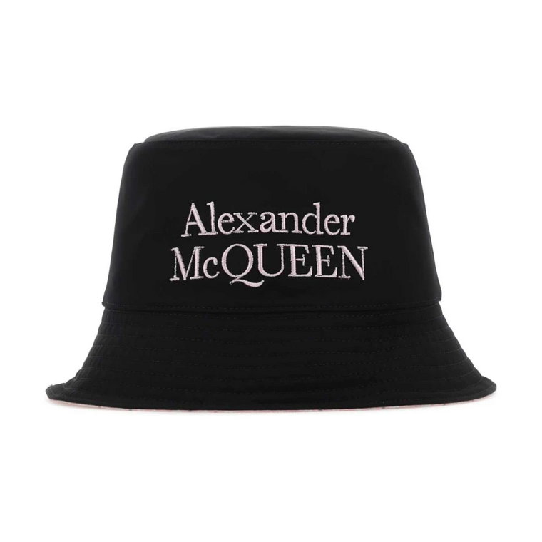 Stylowy Odwracalny Kapelusz Blackylon Alexander McQueen