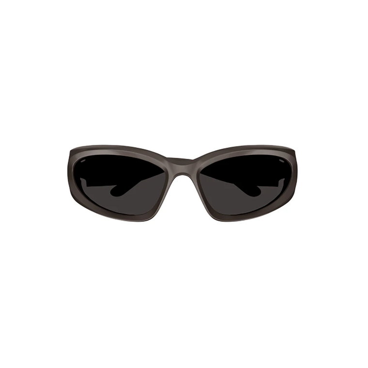 Szare okulary przeciwsłoneczne dla kobiet Balenciaga