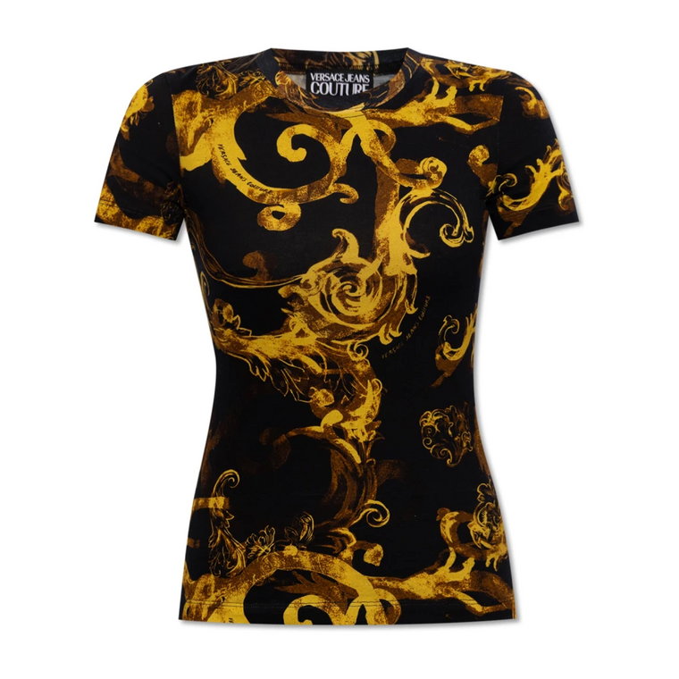 Bawełniany t-shirt Versace Jeans Couture