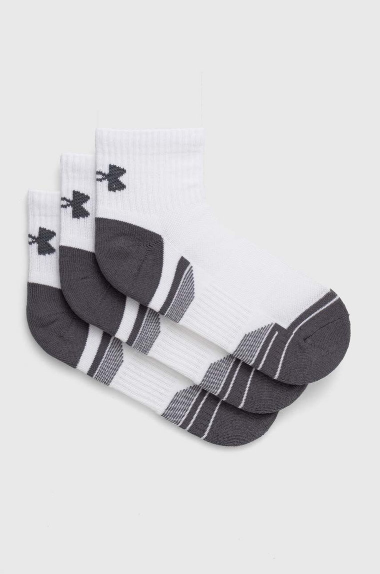 Under Armour skarpetki 3-pack męskie kolor biały 1379528