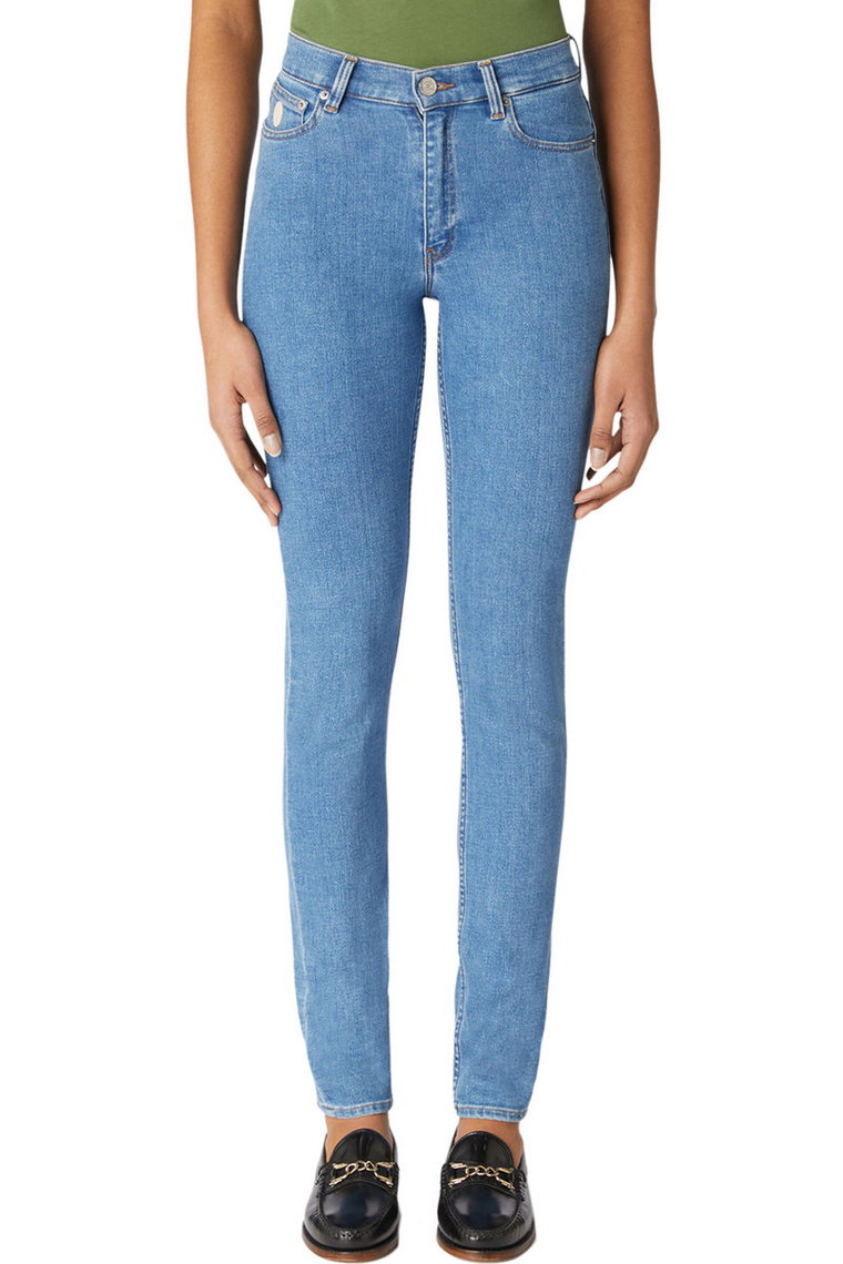 Spodnie damskie Trussardi 150 Skinny jeansowe proste-W28