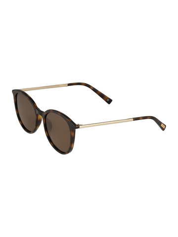 LE SPECS Okulary przeciwsłoneczne 'Le Danzing'  brązowy / ciemnobrązowy / złoty