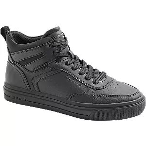 Esprit Czarne wysokie sneakersy - Damskie - Kolor: Czarne - Rozmiar: 37