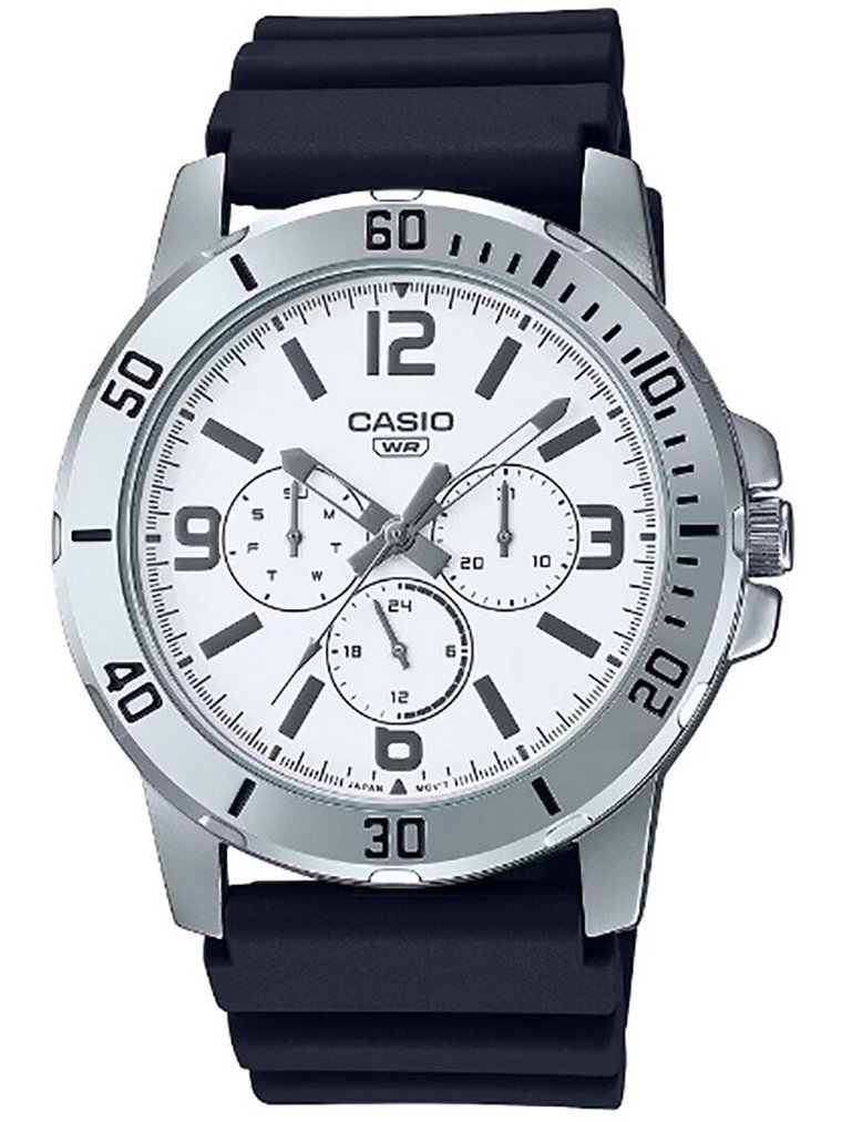 Zegarek marki Casio model MTP-VD300 kolor Czarny. Akcesoria męski. Sezon: Cały rok