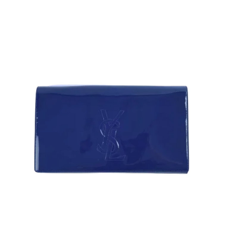 Pre-owned Leather clutches Yves Saint Laurent Vintage