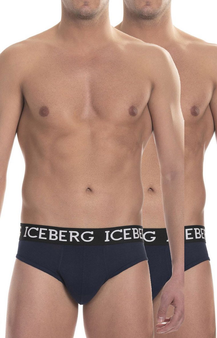 Slipy męskie ICE1USP01B-Brief 2-pack, Kolor granatowy, Rozmiar M, ICEBERG