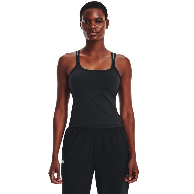 Damski top treningowy Under Armour Meridian Fitted Tank - czarny