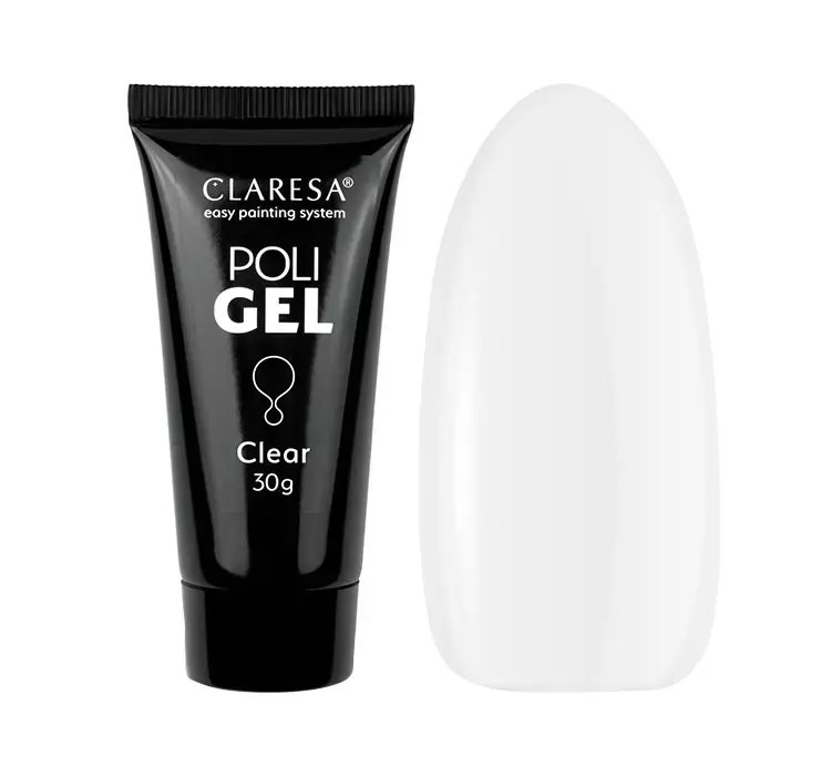 CLARESA POLI GEL ŻEL BUDUJĄCY CLEAR 30G