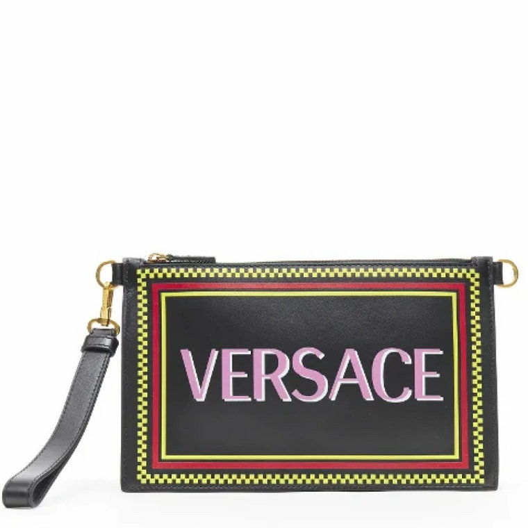 Pre-owned Leather shoulder-bags Versace Pre-owned