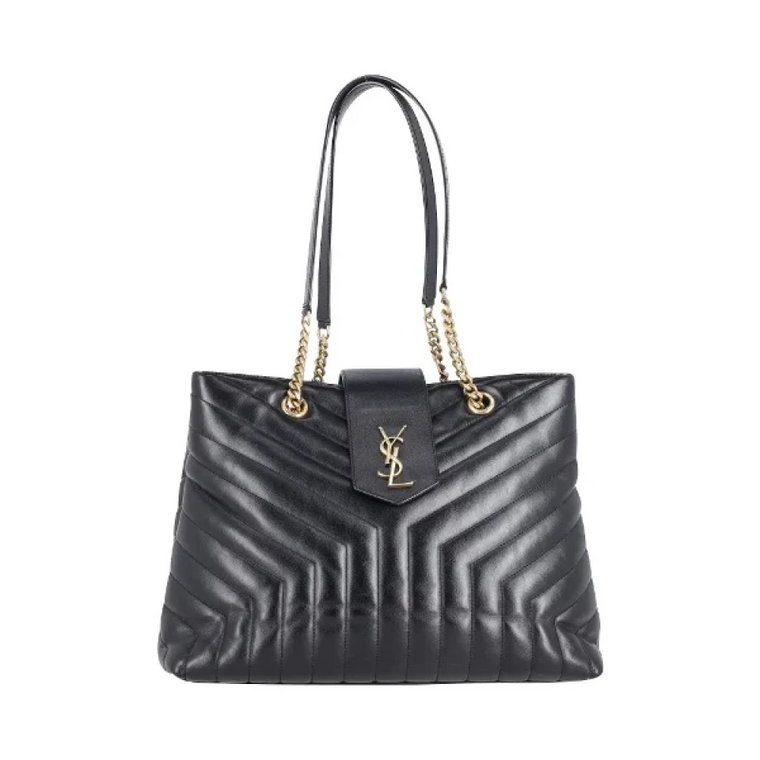 Pre-owned Leather totes Saint Laurent Vintage