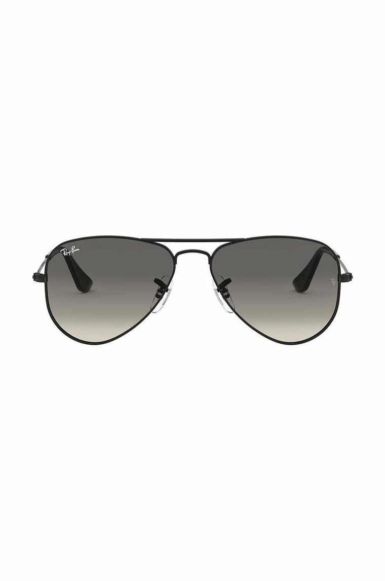 Ray-Ban okulary przeciwsłoneczne dziecięce JUNIOR AVIATOR kolor czarny 0RJ9506S