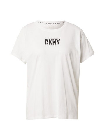 DKNY Performance Koszulka funkcyjna  czarny / biały