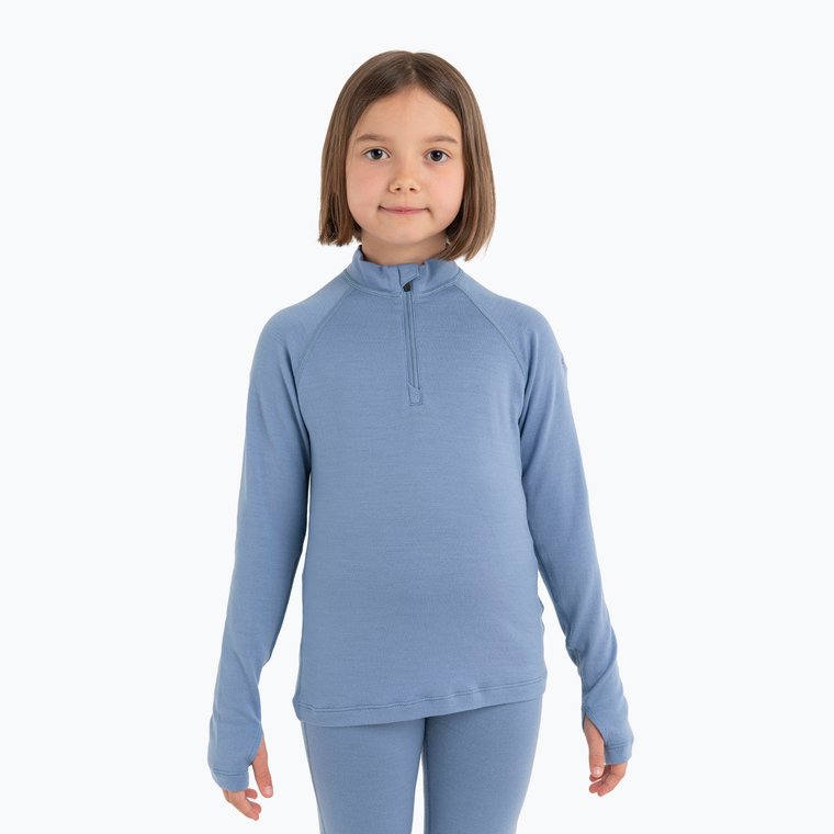 Longsleeve termoaktywny dziecięcy icebreaker Kids 260 Tech kyanite