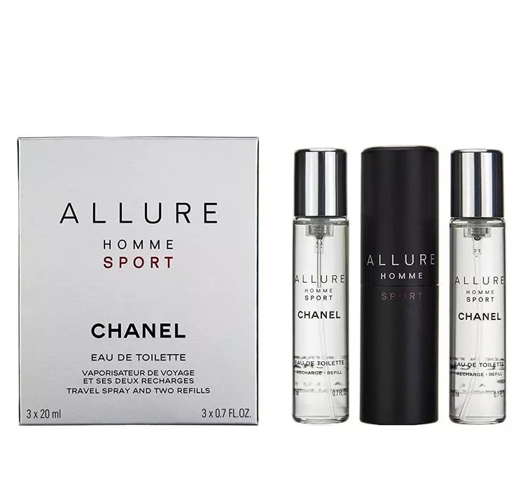 CHANEL ALLURE HOMME SPORT WODA TOALETOWA 3 X 20ML