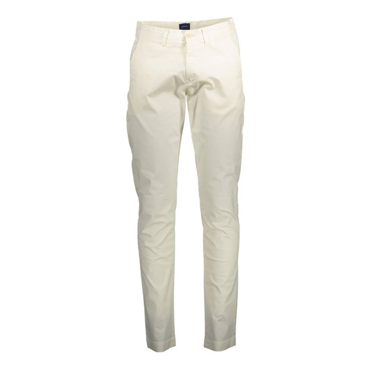White Cotton Jeans & Pant Gant