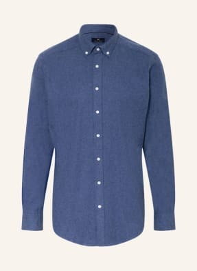 Strokesman's Koszula Flanelowa Modern Fit blau