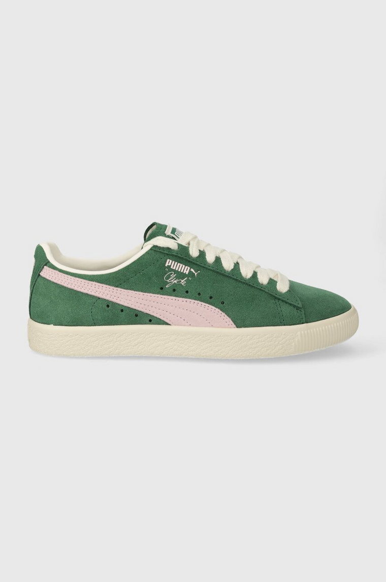 Puma sneakersy zamszowe  Clyde OG kolor zielony 391962