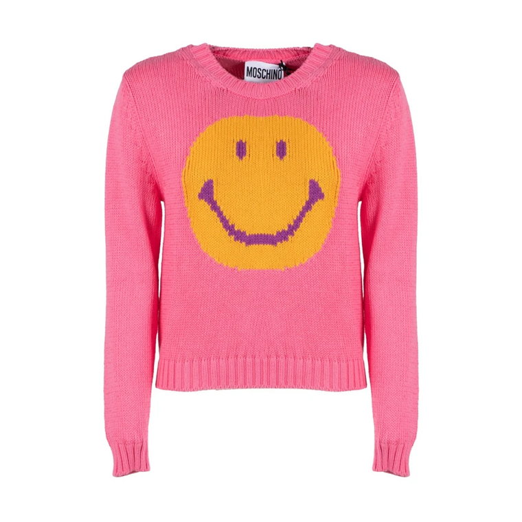 Dzianinowy sweter Moschino