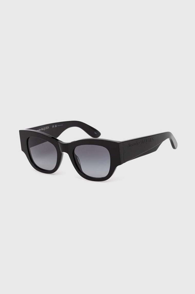 Alexander McQueen okulary przeciwsłoneczne damskie kolor czarny AM0420S