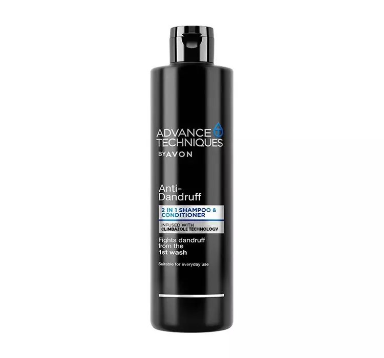 AVON ADVANCE TECHNIQUES ANTI-DANDRUFF SZAMPON PRZECIWŁUPIEŻOWY Z ODŻYWKĄ 2W1 400ML