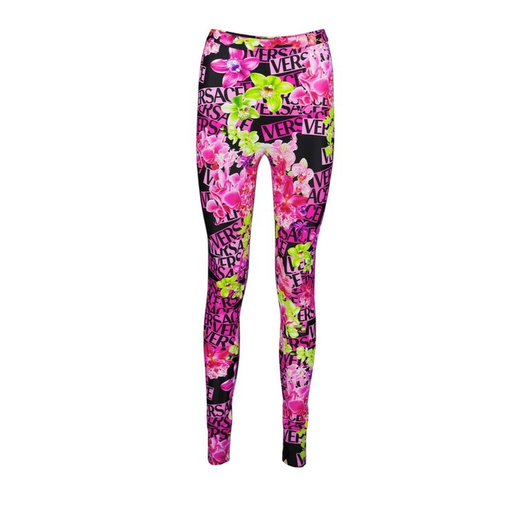 Medusa Orchid Skinny Legging Versace