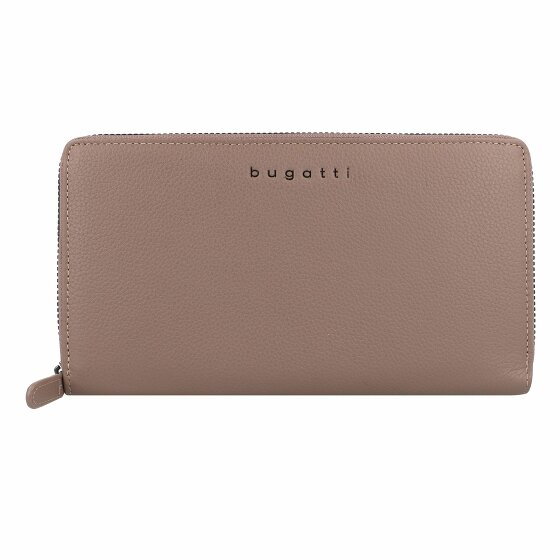 bugatti Mira Portfel Ochrona RFID Skórzany 19 cm taupe