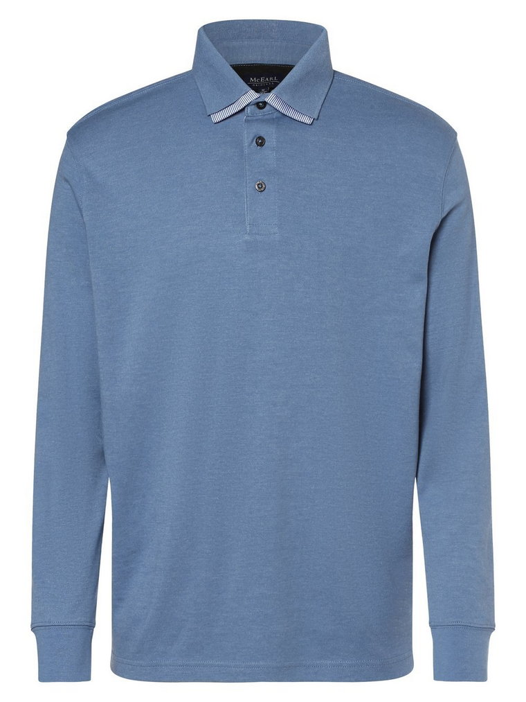 Mc Earl - Męska koszulka polo, niebieski