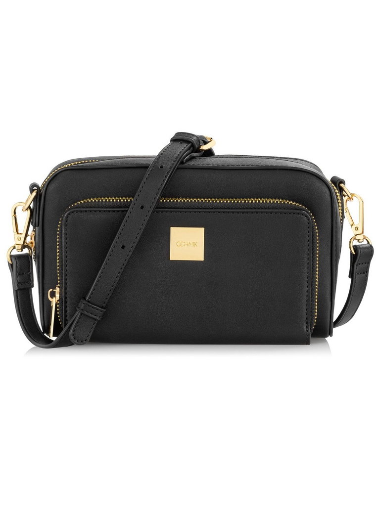 Mała czarna torebka cross body