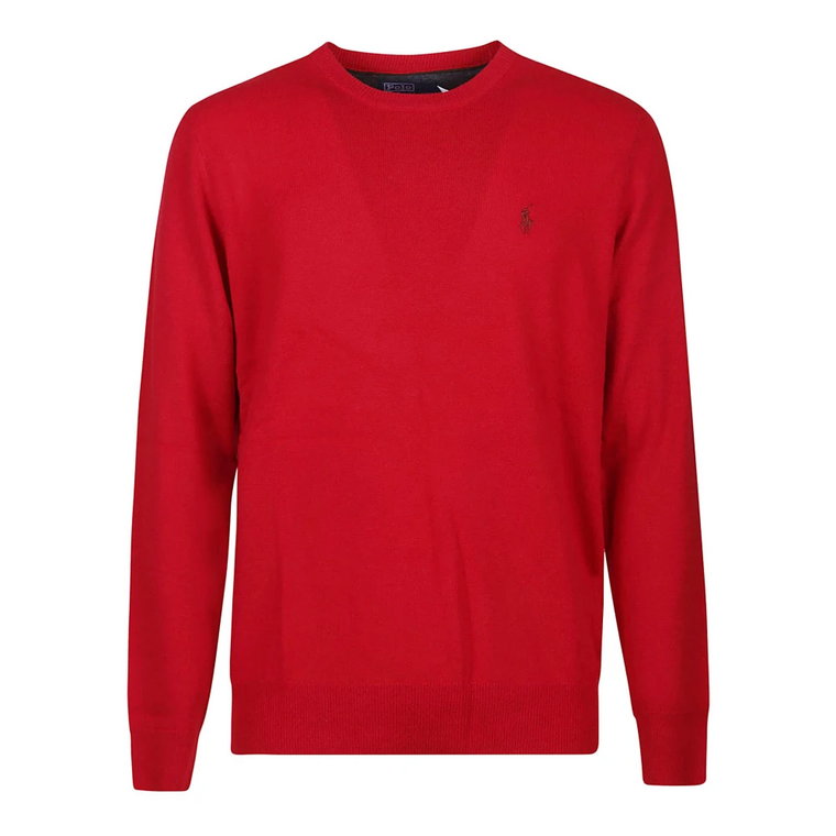 Czerwony sweter z długim rękawem Polo Ralph Lauren