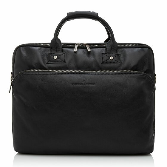 Castelijn & Beerens Firenze Briefcase RFID Leather 45 cm przegroda na laptopa black