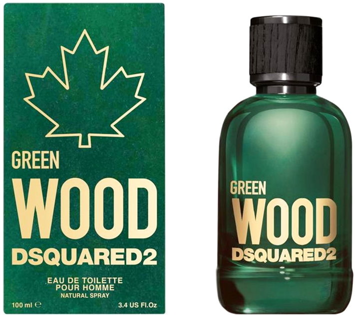 Woda toaletowa męska Dsquared2 Wood Green Pour Homme 100 ml (8011003852741). Perfumy męskie