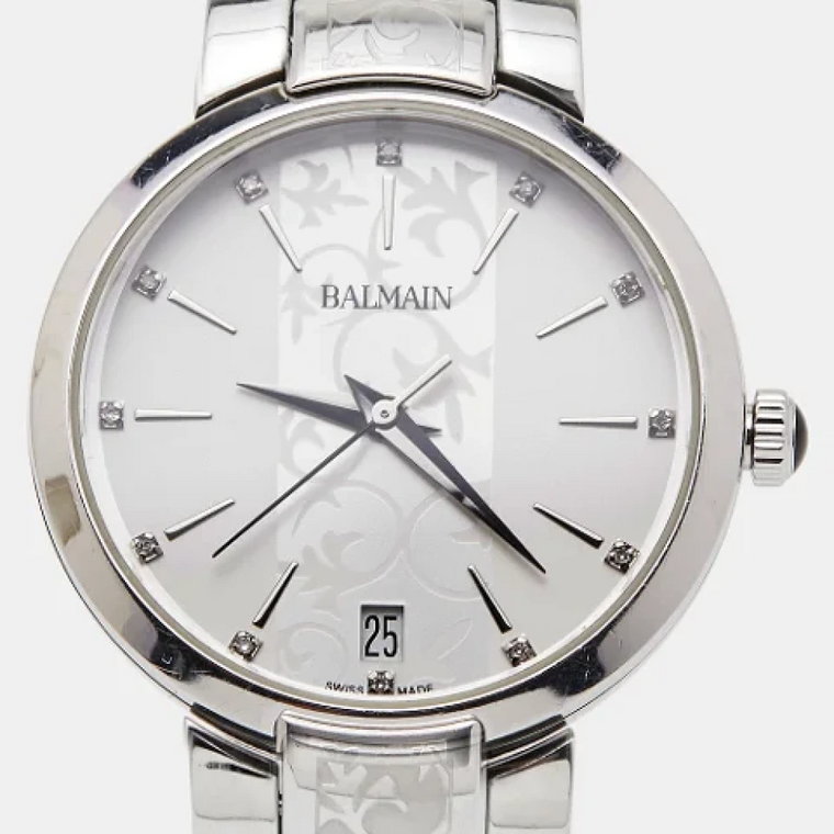 Pre-owned Stainless Steel watches Balmain Pre-owned