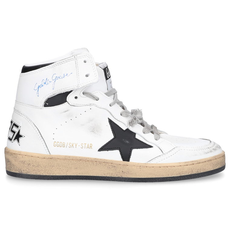 Golden Goose Trampki wysokie SKY STAR skóra cielęca