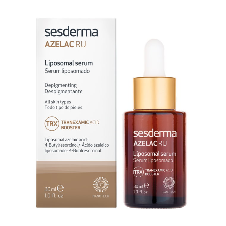 Liposomalne serum depigmentujące Sesderma Azelac każdy rodzaj skóry 30 ml (8429979208040). Serum do twarzy