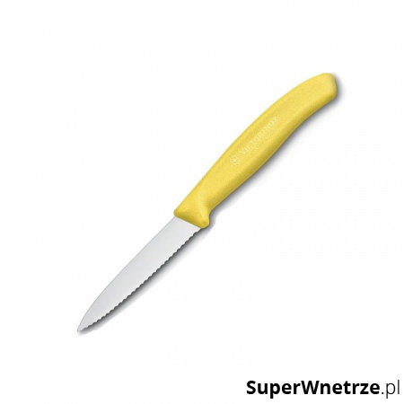 Nóż ząbkowany 19cm Victorinox żółty kod: 6.7636.L118