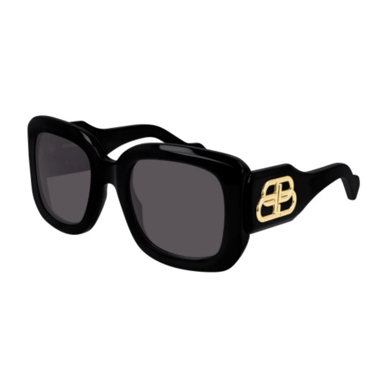 Ponadczasowe czarne okulary przeciwsłoneczne Balenciaga