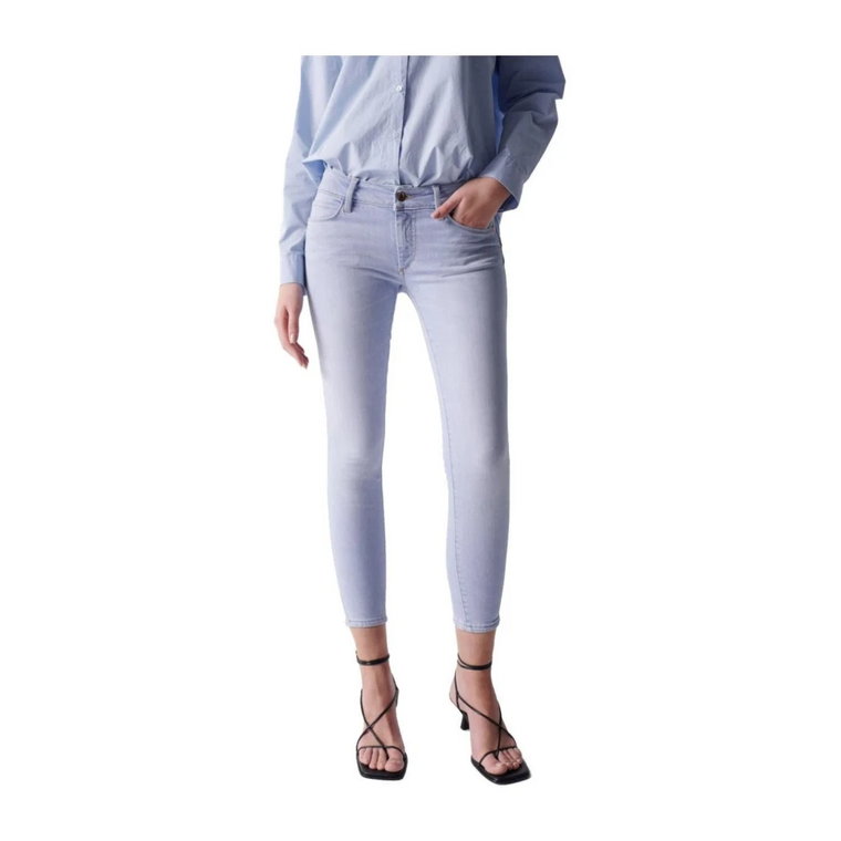 Wonder Skinny Cropped Jeans Salsa