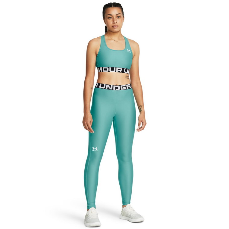 Damskie legginsy treningowe Under Armour UA HG Legging - turkusowe