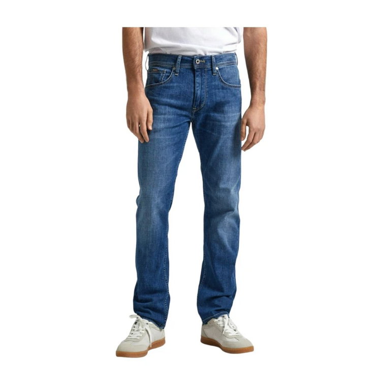 Klasyczne Straight Jeansy z Denimu Pepe Jeans