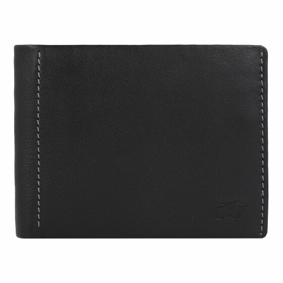 Braun Büffel Henry Wallet RFID Leather 12 cm schwarz